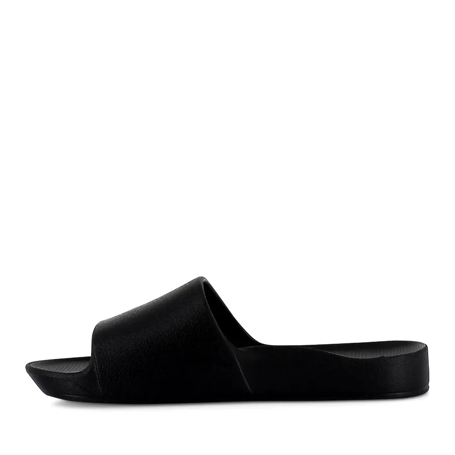 ARCH SUPPORT SLIDES - BLACK Outdoor shoes