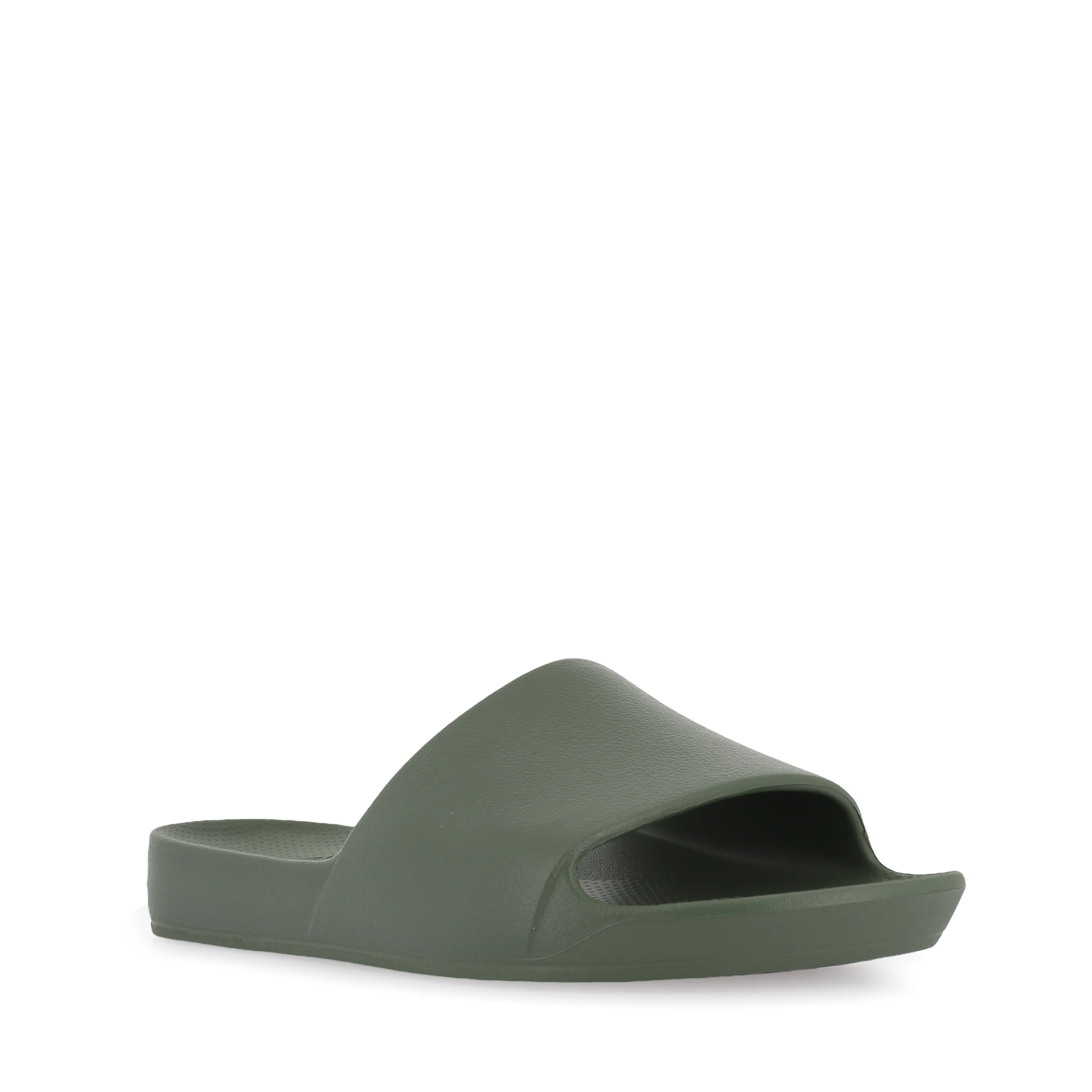 Slip Away Easy Entry ARCH SUPPORT SLIDES - KHAKI