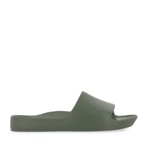 Relaxing Walk Shoes ARCH SUPPORT SLIDES - KHAKI