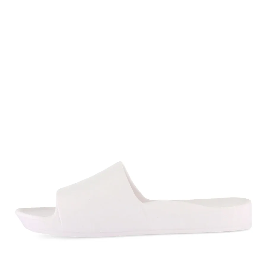 Sporty Beach Shoes Sporty ARCH SUPPORT SLIDES - WHITE