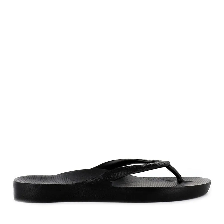 Body Align ARCH SUPPORT THONGS - BLACK