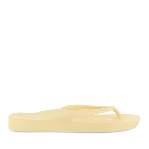 Durable Comfort ARCH SUPPORT THONGS - LEMON