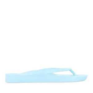 velcro ARCH SUPPORT THONGS - SKY BLUE