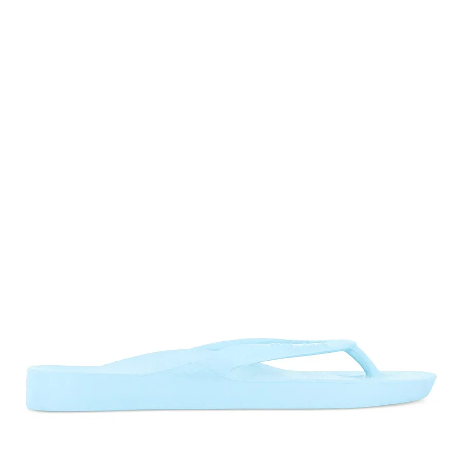 velcro ARCH SUPPORT THONGS - SKY BLUE