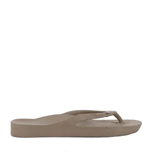 ARCH SUPPORT THONGS - TAUPE CRYSTAL Breath Line Ergonomic Design