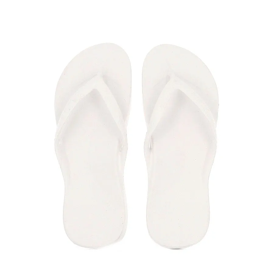 Quick Grip ARCH SUPPORT THONGS - WHITE