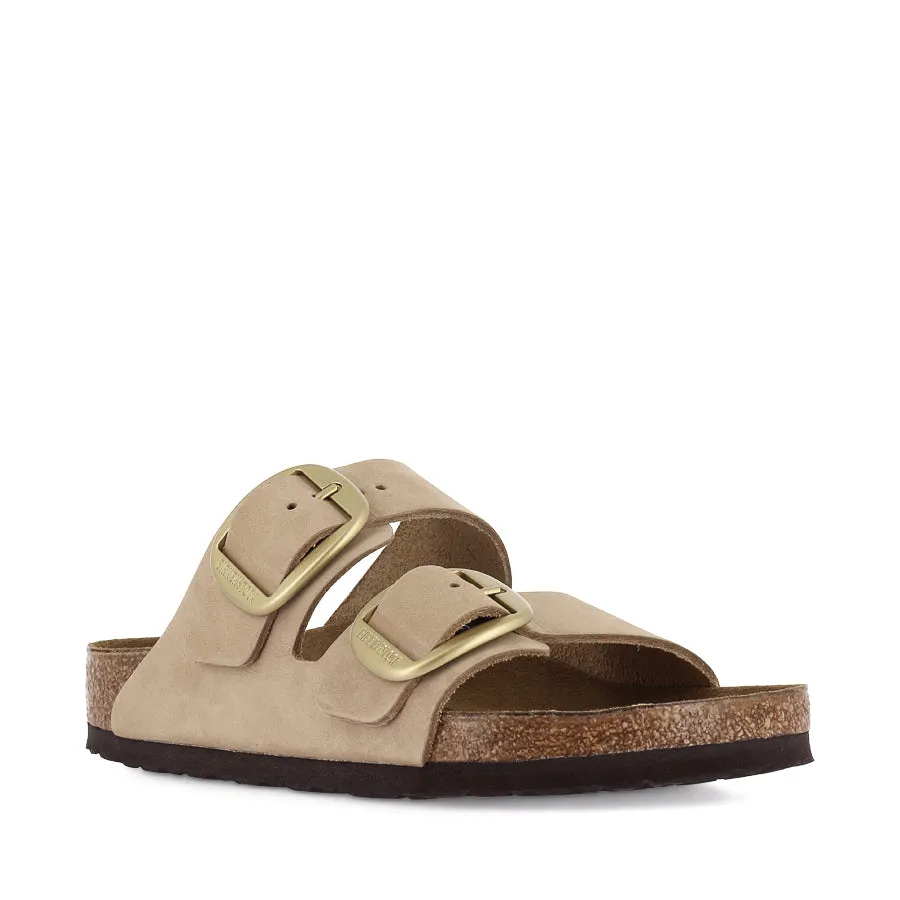 Quick Step Relaxing Walk Shoes ARIZONA BIG BUCKLE SEASONAL - SANDCASTLE NUBUCK