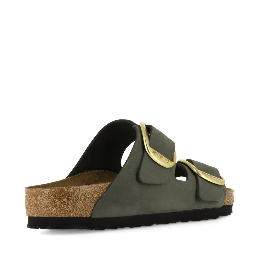 ARIZONA BIG BUCKLE SEASONAL - THYME NUBUCK Sleek Flip-flops