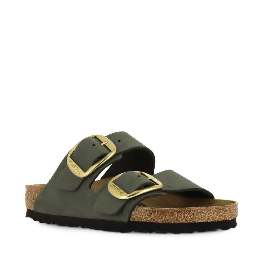 ARIZONA BIG BUCKLE SEASONAL - THYME NUBUCK Fashionable Slides
