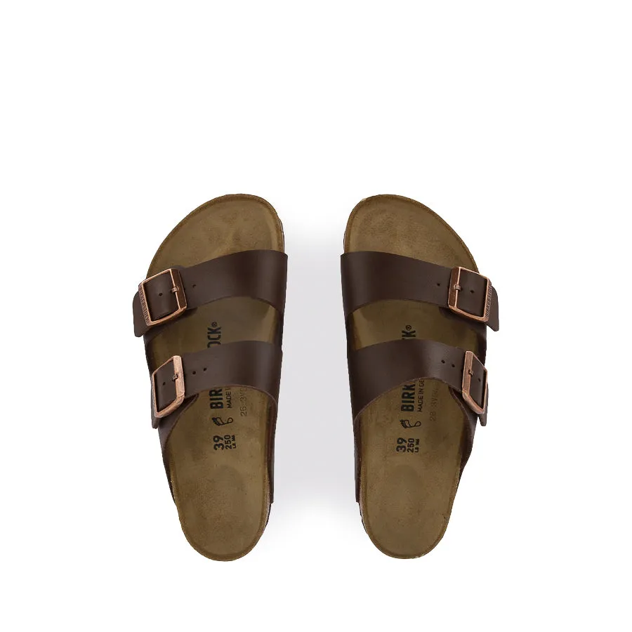 ARIZONA BIRKO-FLOR - DARK BROWN Lightweight Footwear Chic Open-toe Shoes