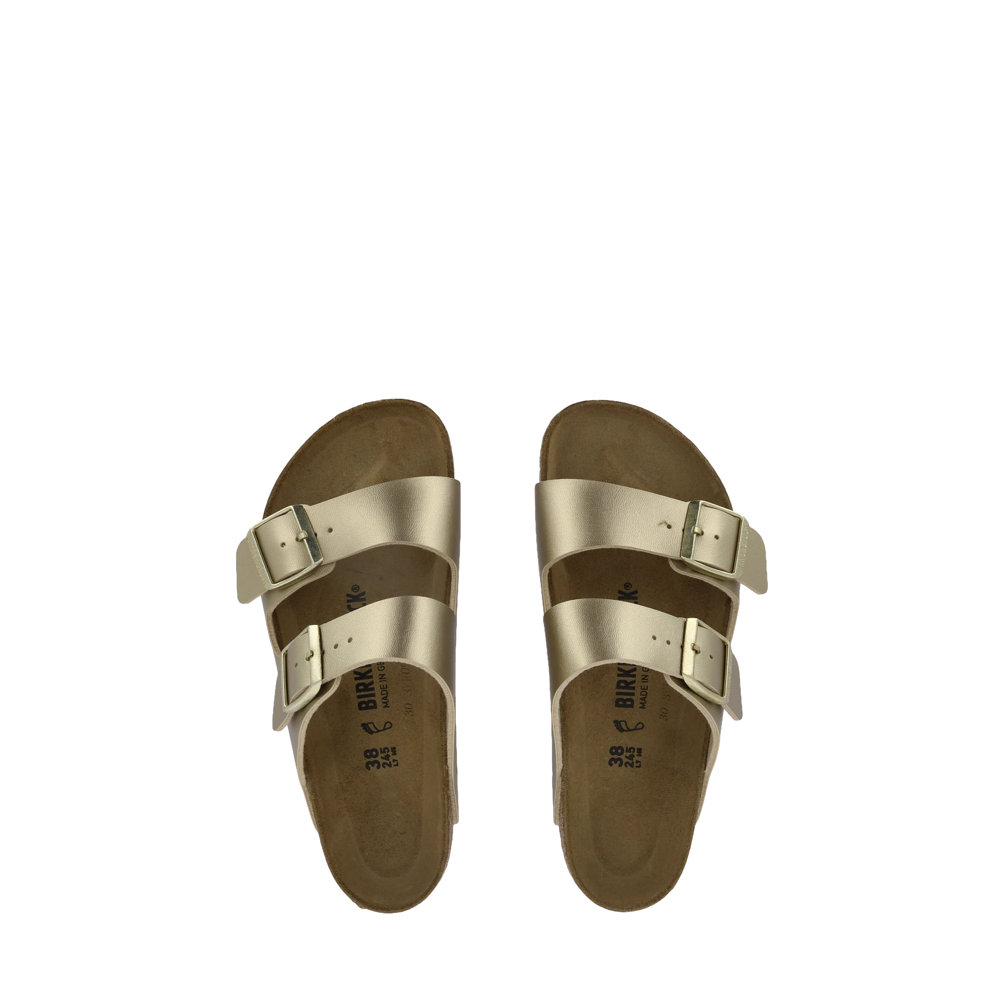 ARIZONA BIRKO-FLOR - GOLD Trendy Flip-flops