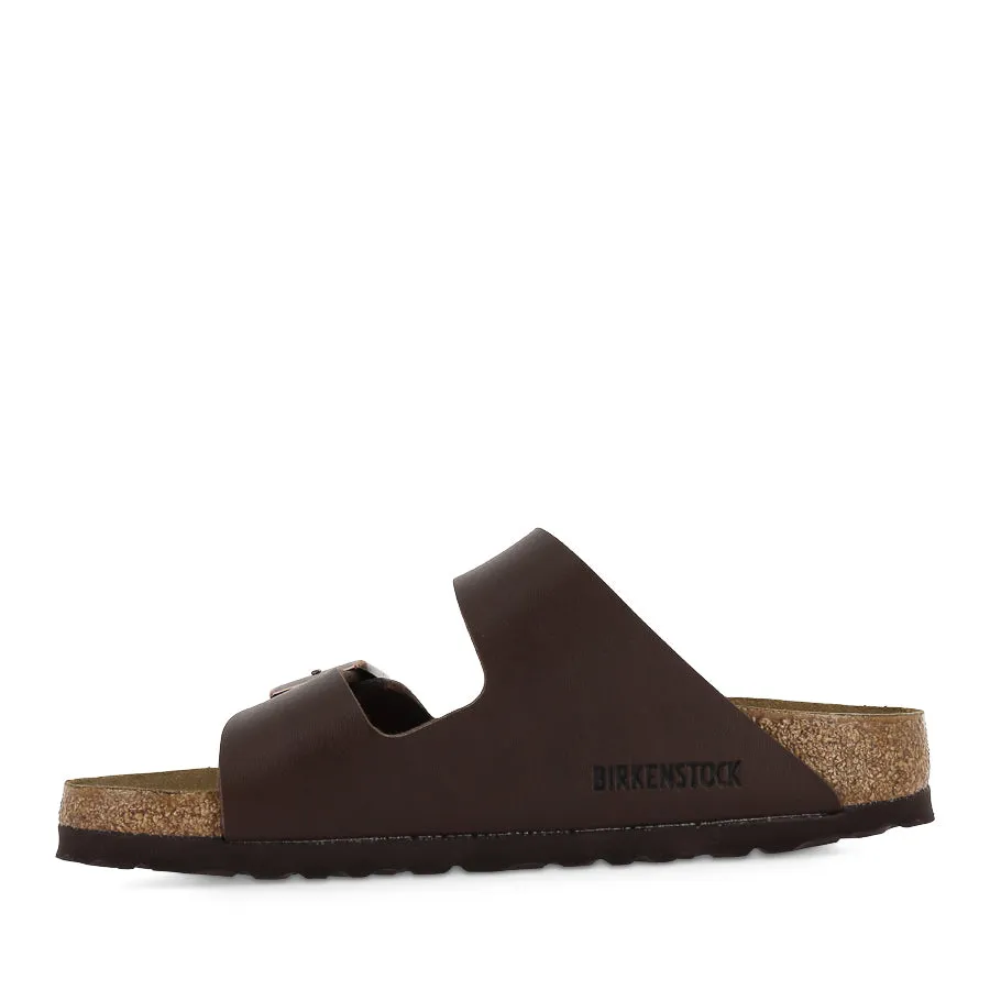 Adjustable Straps ARIZONA BIRKO-FLOR NARROW - DARK BROWN