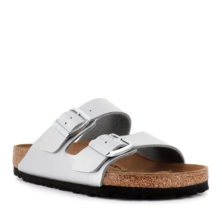 Summer Travel Footwear ARIZONA BIRKO-FLOR - SILVER
