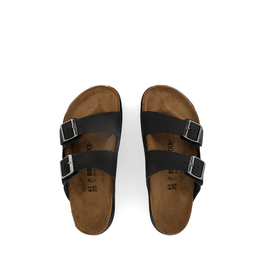 ARIZONA CROSS TOWN - BLACK WAXY Ribbon Tie