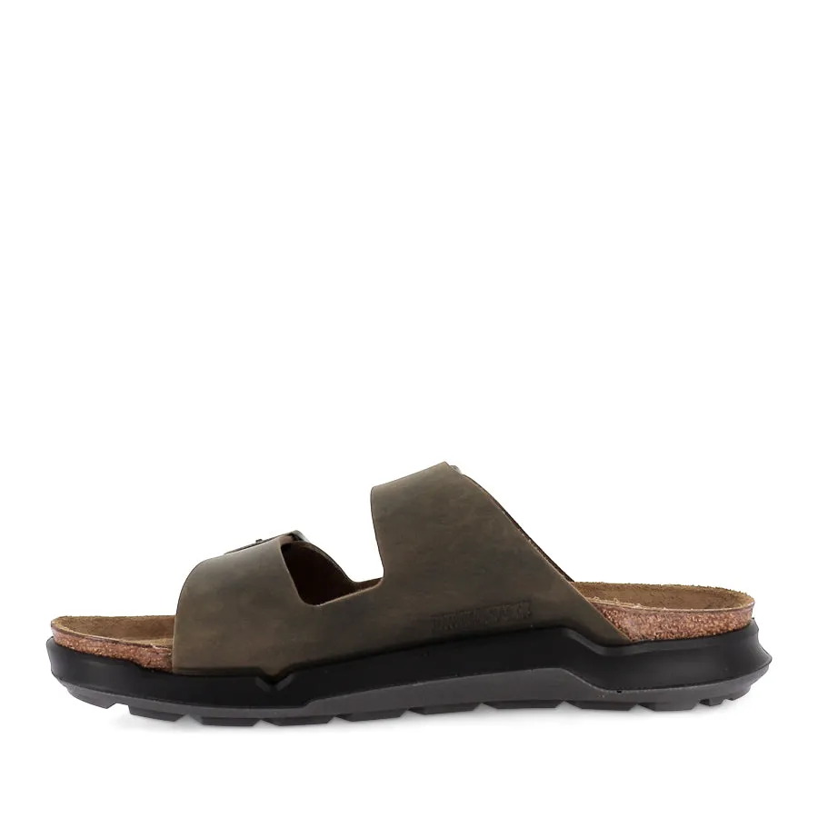 ARIZONA CROSS TOWN - FADED KHAKI OILED LEATHER All-day Comfort Shoes Foot Love
