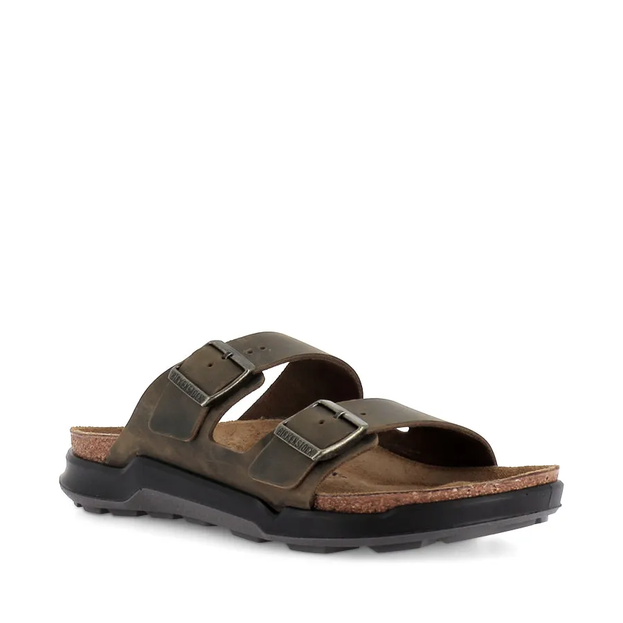 Versatile Comfort Orthopedic Support ARIZONA CROSS TOWN - FADED KHAKI OILED LEATHER
