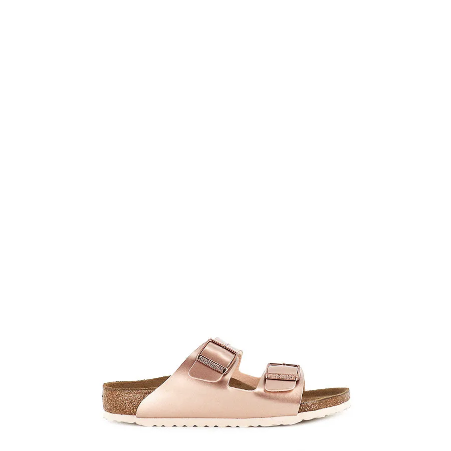 ARIZONA KIDS BIRKO-FLOR NARROW - ELECTRIC MET COPPER Breathable straps Fashionable