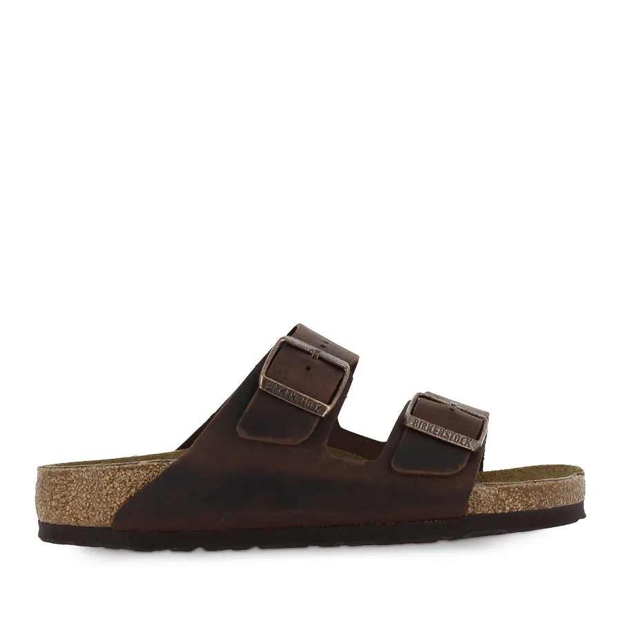 easy move Sporty Casual Footwear ARIZONA NATURAL LEATHER - HABANA LEATHER
