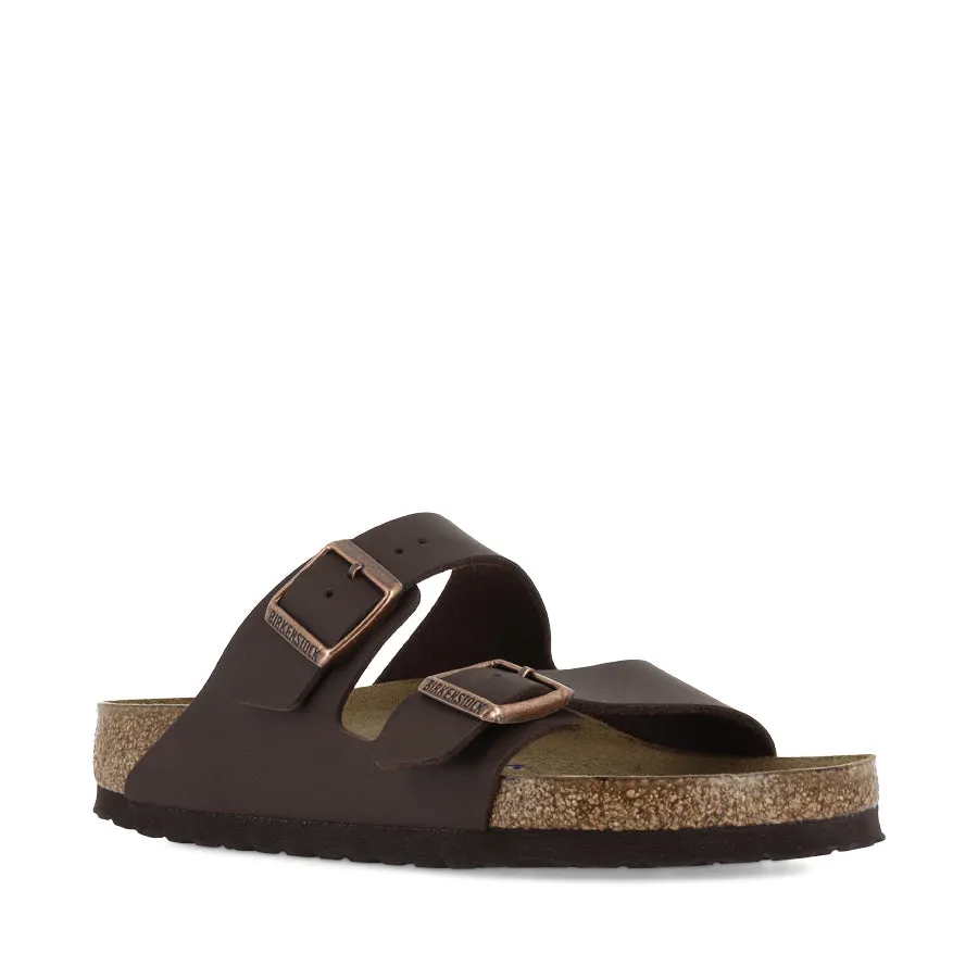 Ankle Strap Design Black Chic ARIZONA SFB BIRKO-FLOR - DARK BROWN