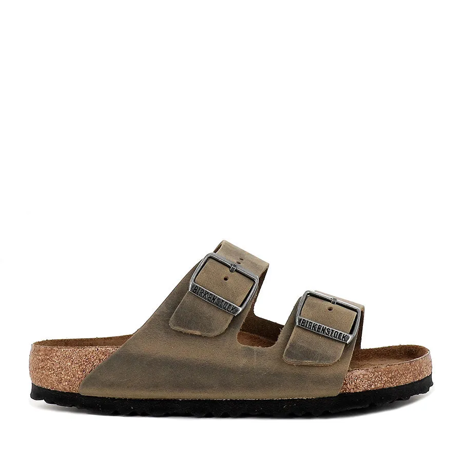 ARIZONA SFB OILED - FADED KHAKI OILED LEATHER No-Slip Comfort Anti Skid Feature