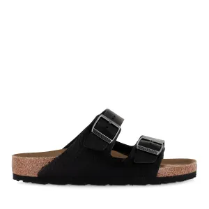 ARIZONA VINTAGE - BLACK LEATHER Flexible Travel Sandals