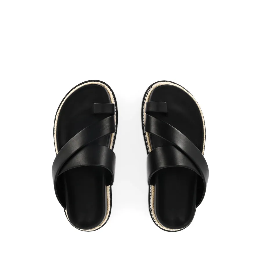 ARMAS - BLACK Reinforced toe Quick Slip