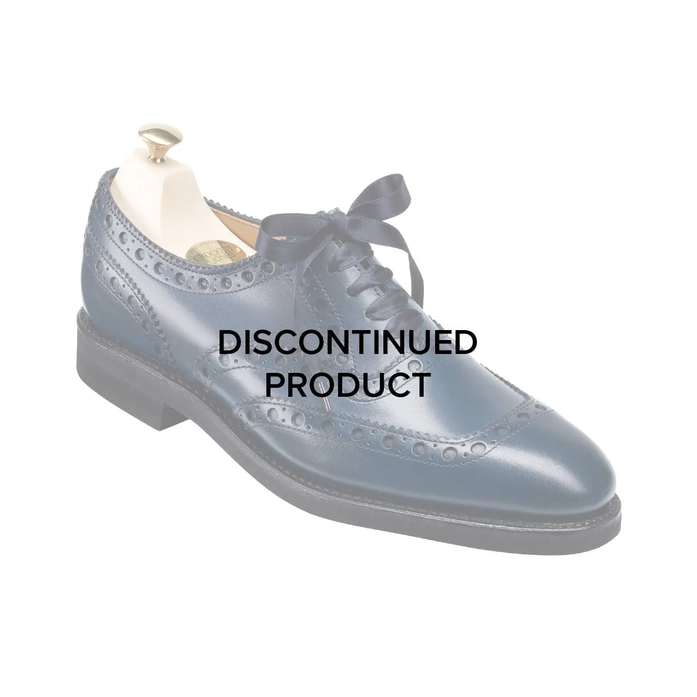 Anna Blue Burnished Calf Quick Slip On Style Smart Casual Oxfords
