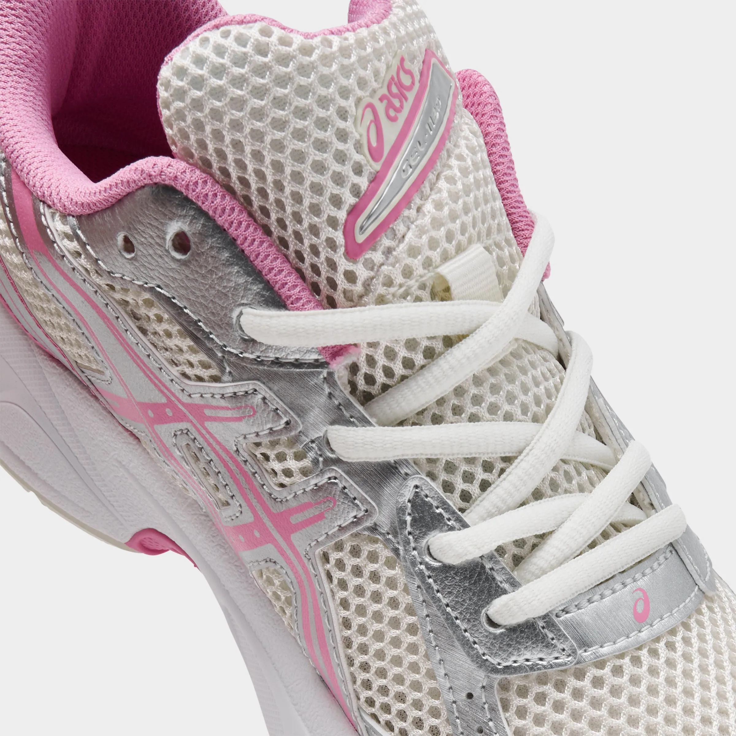 ASICS GEL-1130 GS Cream / Sweet Pink TPROutsole Perforated Upper Design
