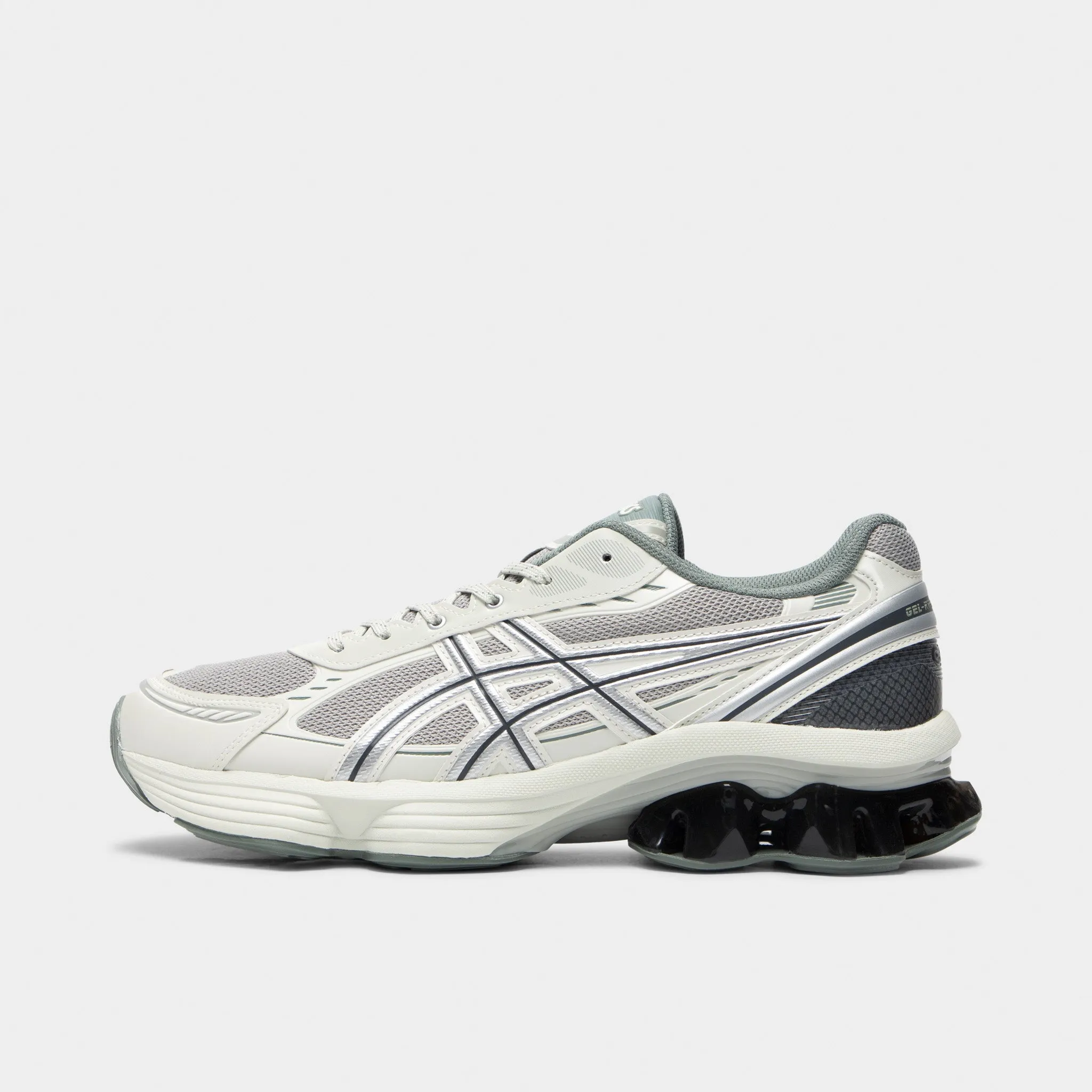 Moisture Wicking Interior ASICS Gel-Kinetic Fluent Seal Grey / Pure Silver