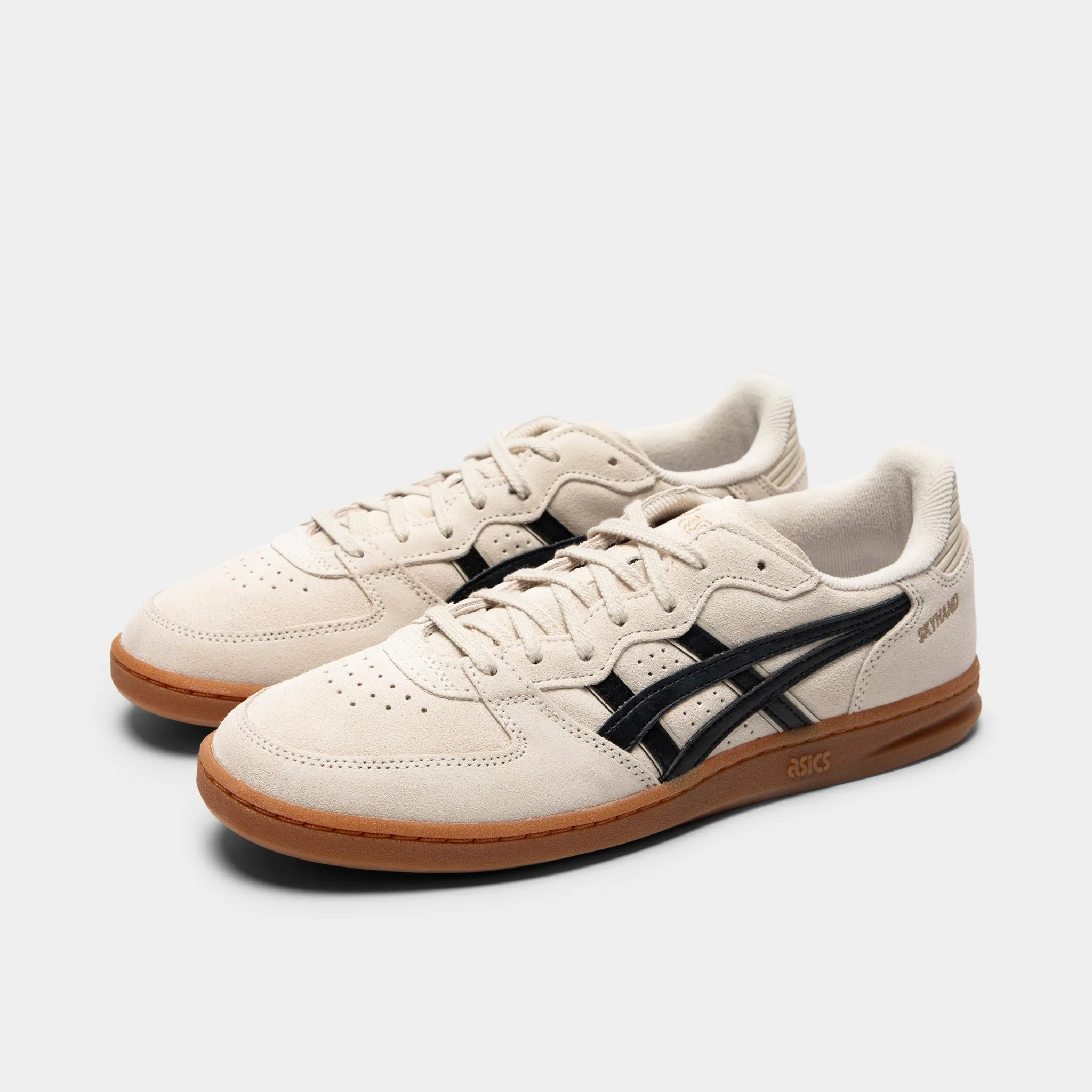 ASICS Skyhand Cream / Black - Gum Rocker Sole Tech Foot Ease