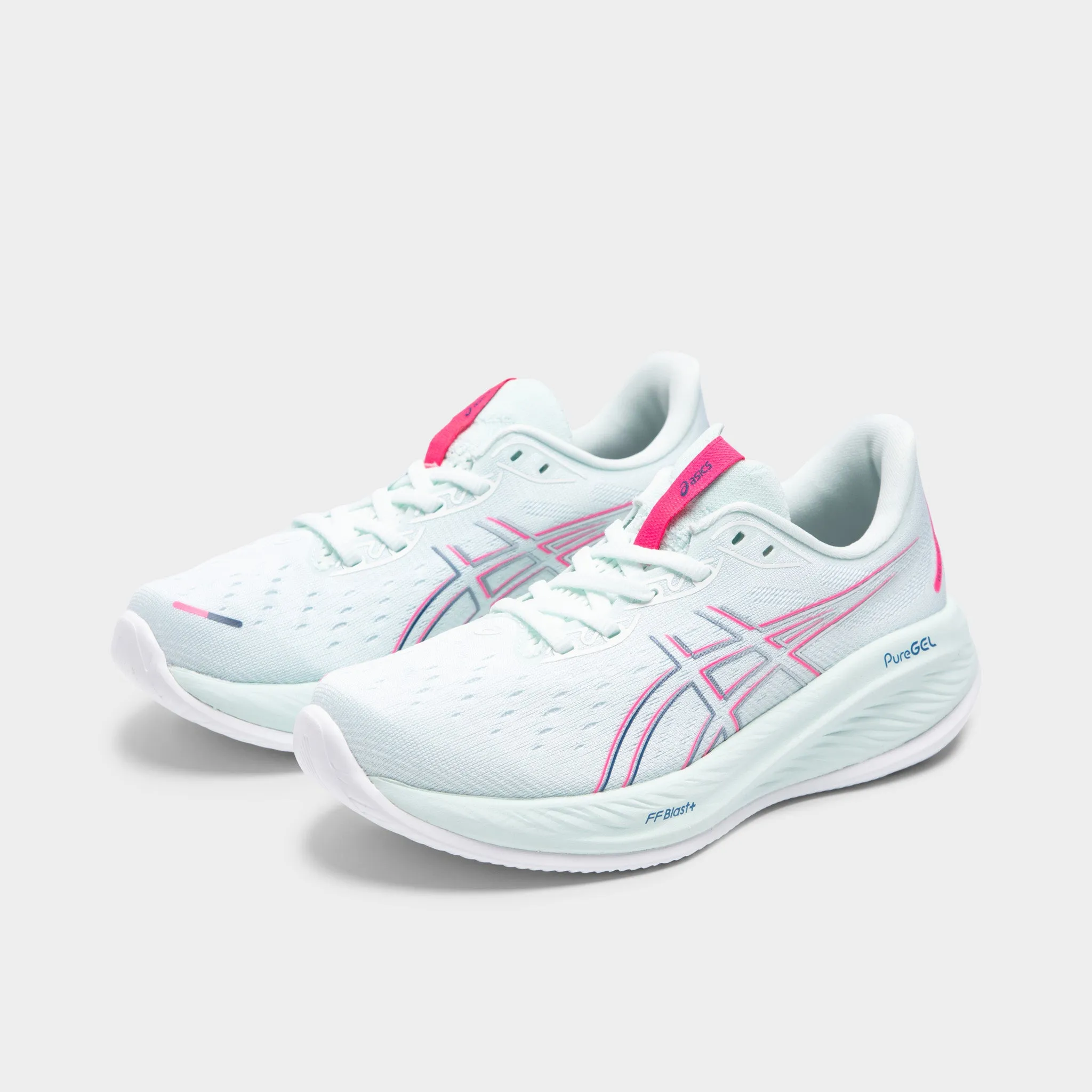 Stretch Knit Upper ASICS Women's GEL-Cumulus 26 Soothing Sea / Blue Expanse
