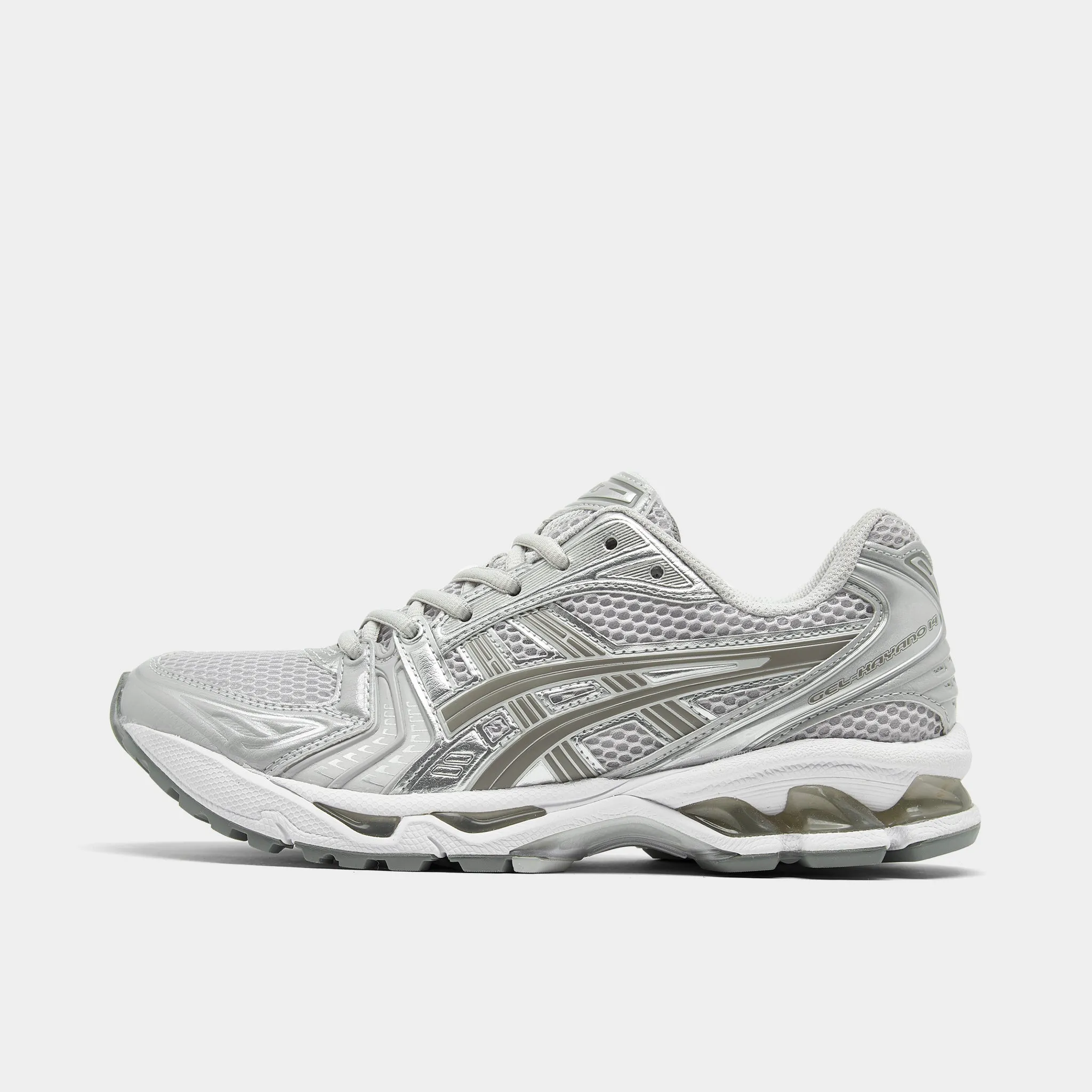ASICS Women's Gel-Kayano 14 Cloud Grey / Clay Grey Textured Outsole Pattern