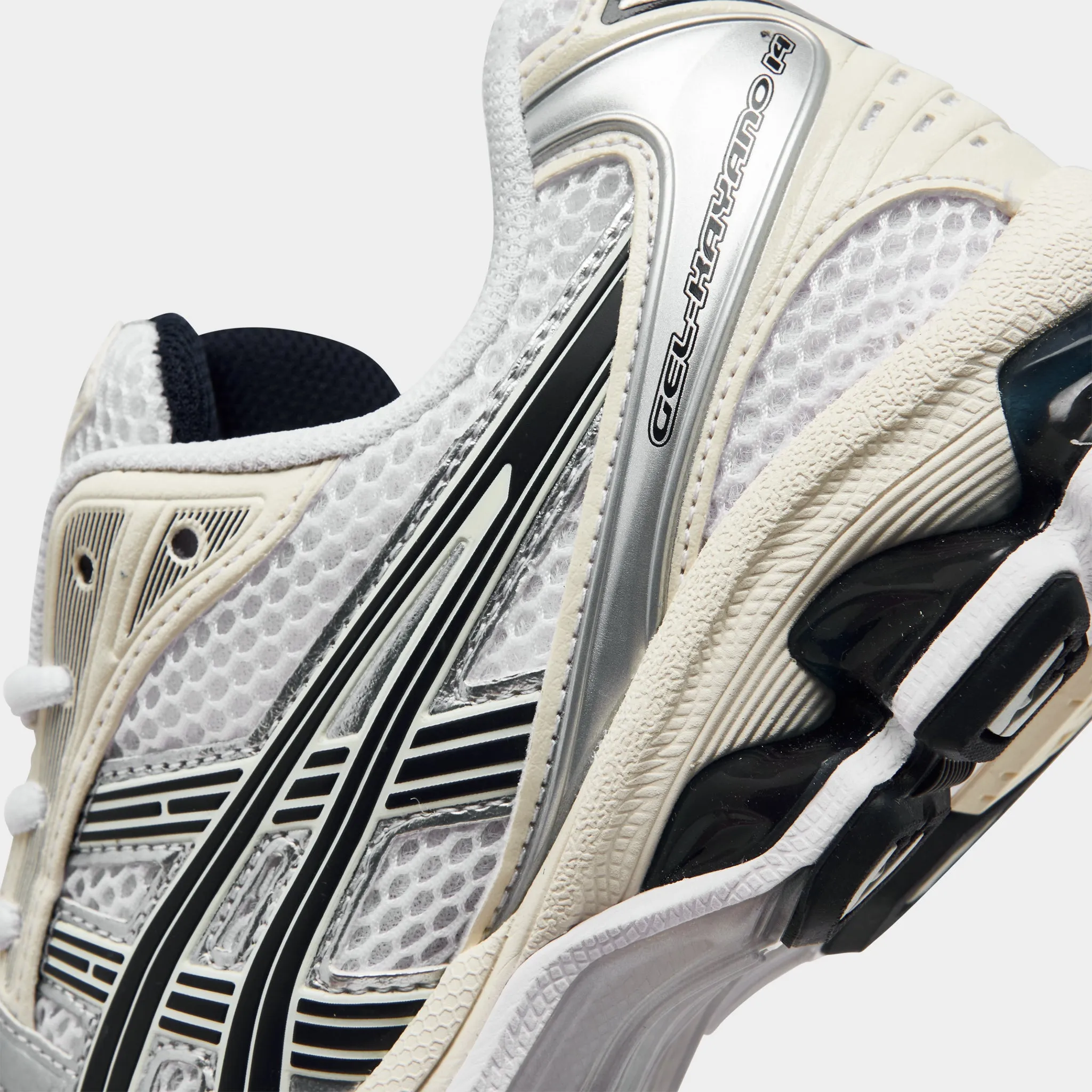 ASICS Women's Gel-Kayano 14 White / Midnight Durable rubber sole Enhanced grip