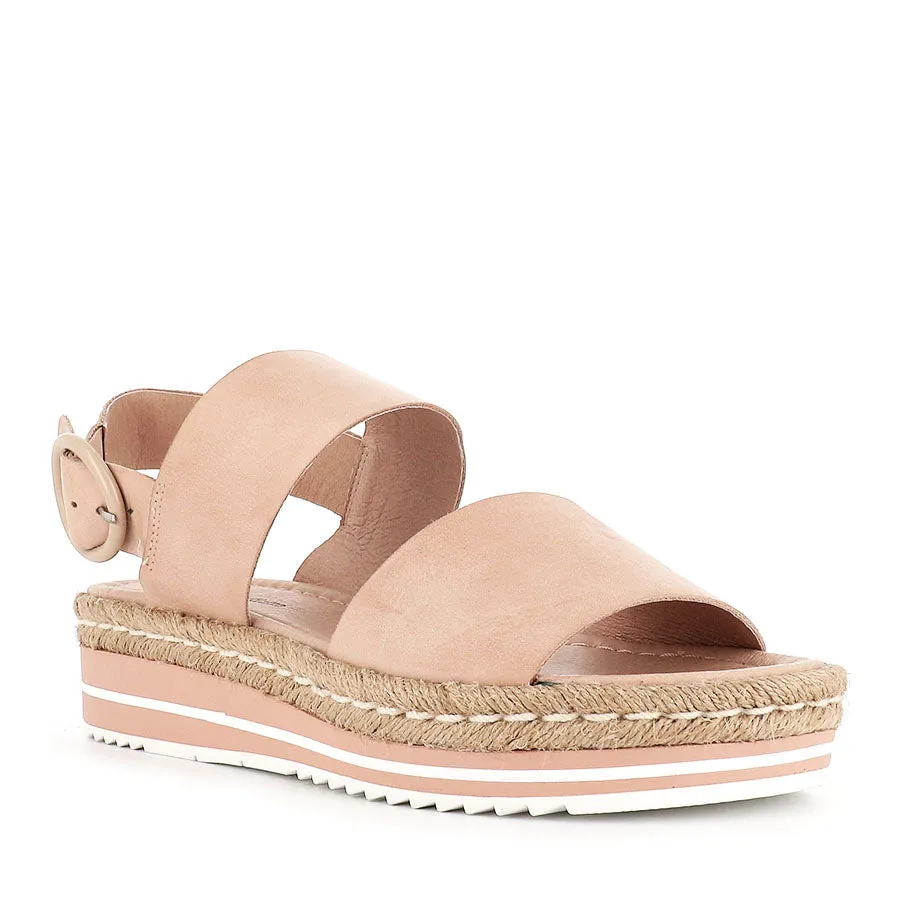 Breathable Material Flat Bottom ATHA - NUDE LEATHER