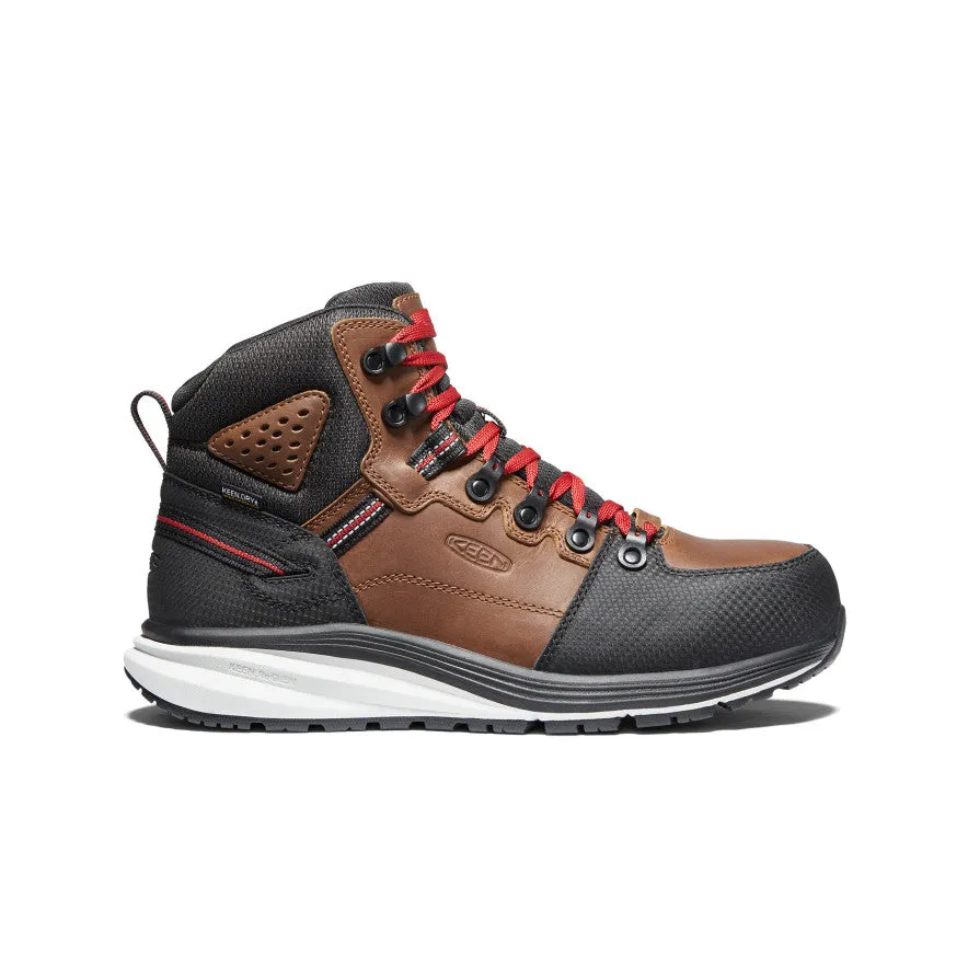 arch - support Men's Red Hook Waterproof Boot (Carbon Toe)  |  Tobacco/Black