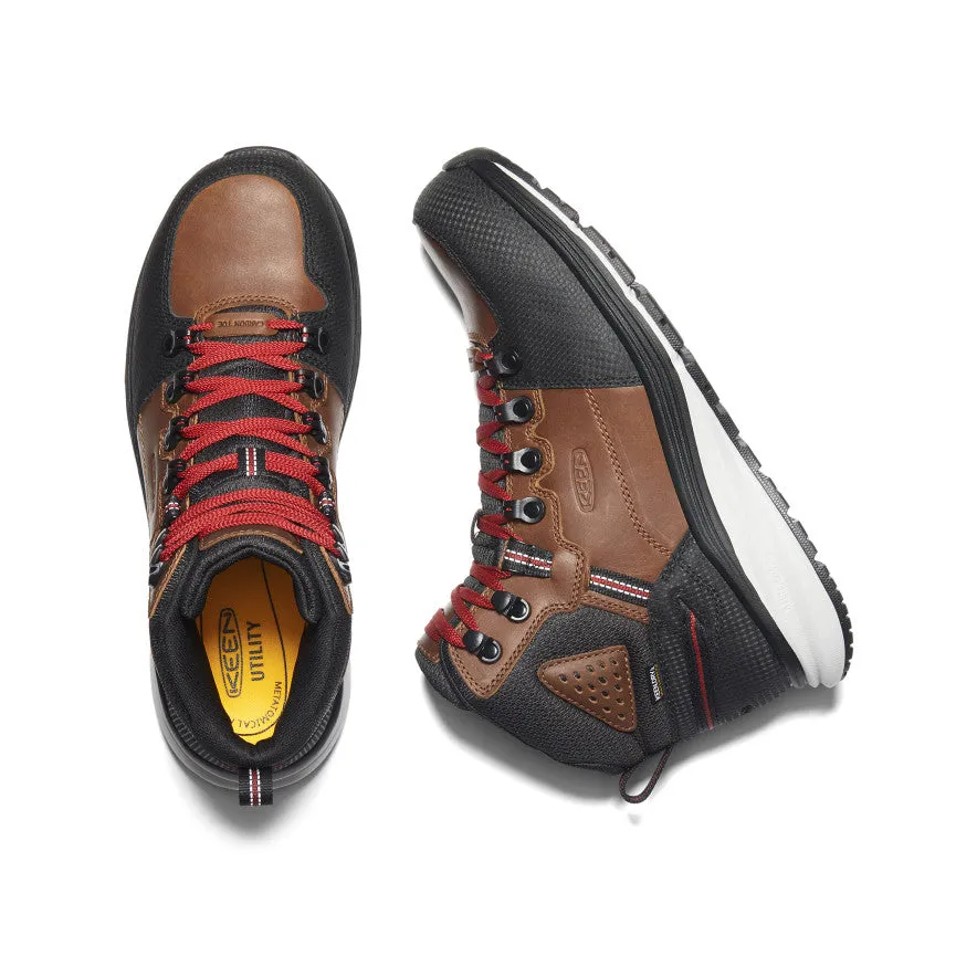 Reliable stability Men's Red Hook Waterproof Boot (Carbon Toe)  |  Tobacco/Black