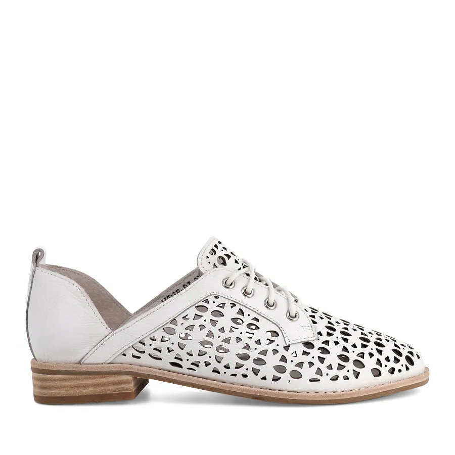 Fit Firm AUDIE - WHITE LEATHER