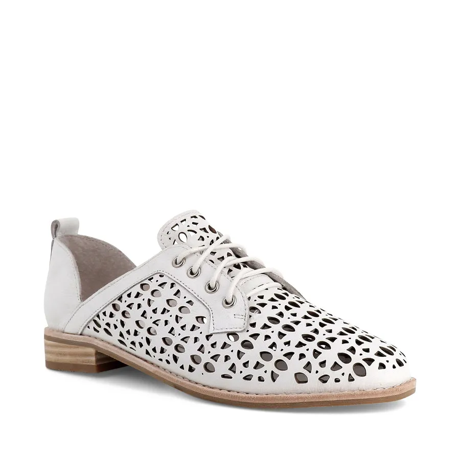 Chic Appearance AUDIE - WHITE LEATHER