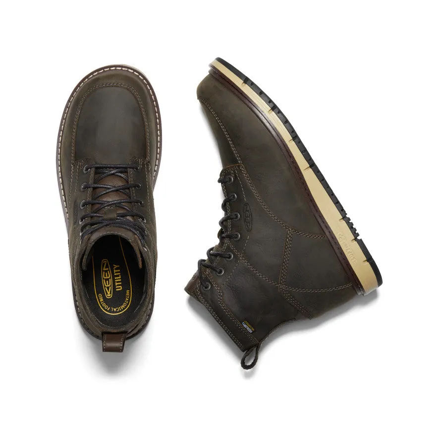 Men's San Jose 6" Waterproof Boot (Soft Toe)  |  Cascade Brown traction - reliability - level