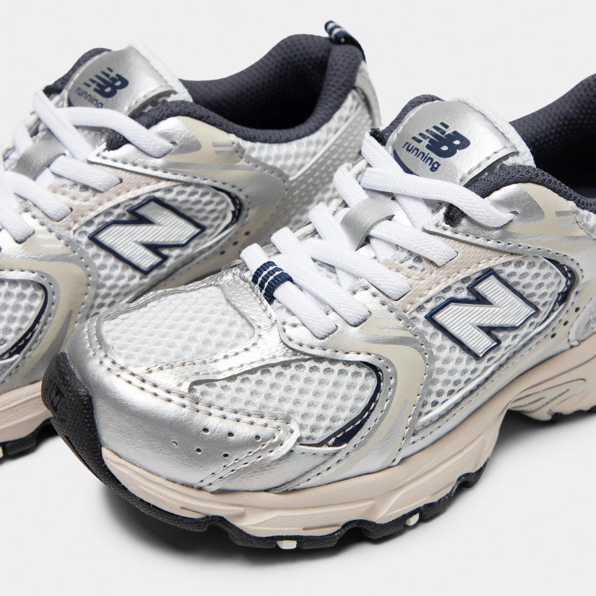 New Balance Children's 530 Summer Fog / Nimbus Cloud - NB Navy Ready Anywhere