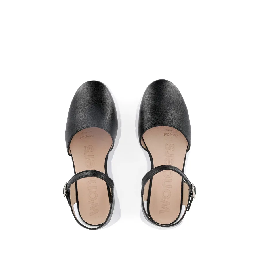 Slip-Resistant Sole Water Play AVA A-2441 - BLACK LEATHER