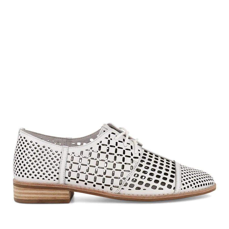 Comfortable AVERT - WHITE LEATHER