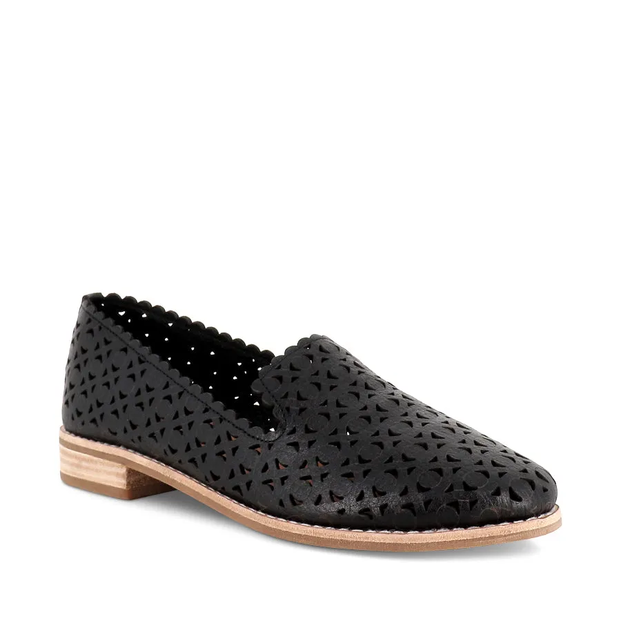 Trendy Footwear Love Walk AYVA - BLACK LEATHER