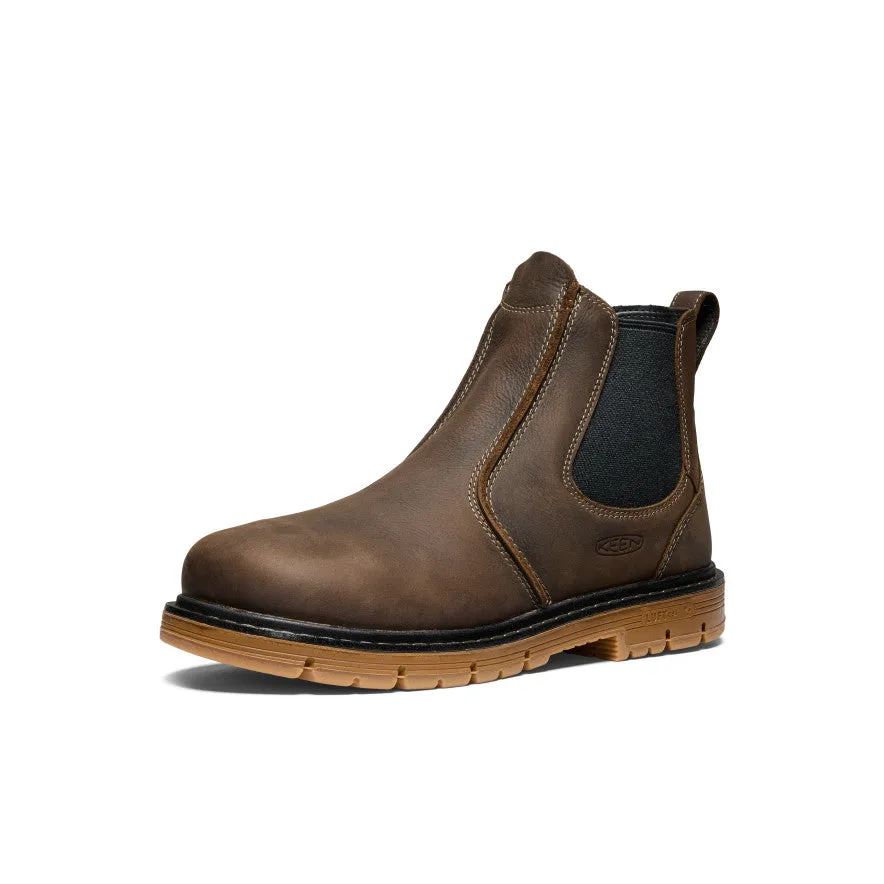 Men's San Jose Chelsea 90?? Heel Boot (Aluminum Toe)  |  Cascade Brown/Gum machine - washability - level
