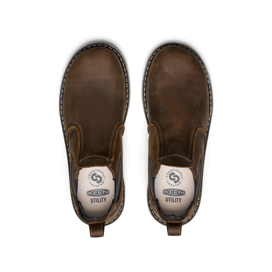 Men's San Jose Chelsea 90?? Heel Boot (Aluminum Toe)  |  Cascade Brown/Gum precise least pool
