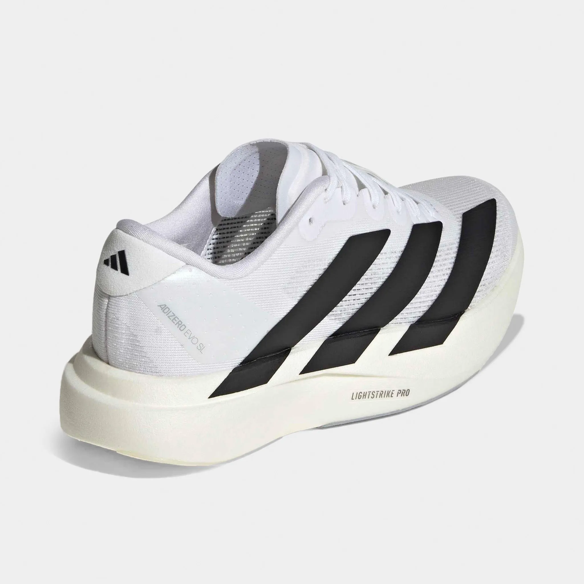 Hyper Elastic Platform adidas Junior's Adizero Evo SL White / Black - Dash Grey