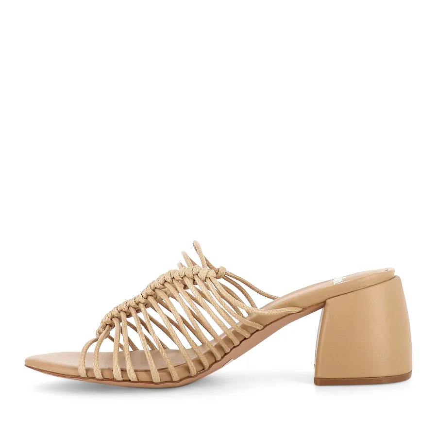 Sky Glow BALEE - CAMEL ROPE LEATHER