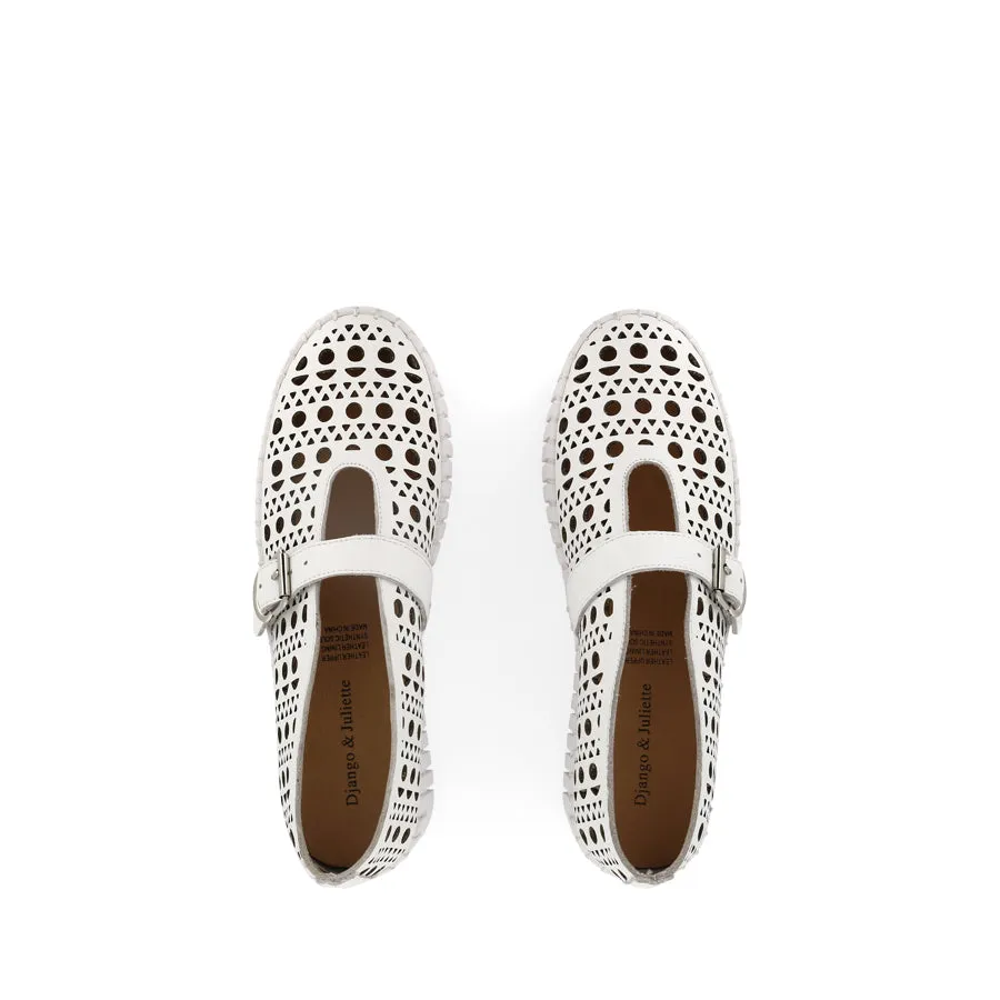 Urban Trends BANDA - WHITE LEATHER