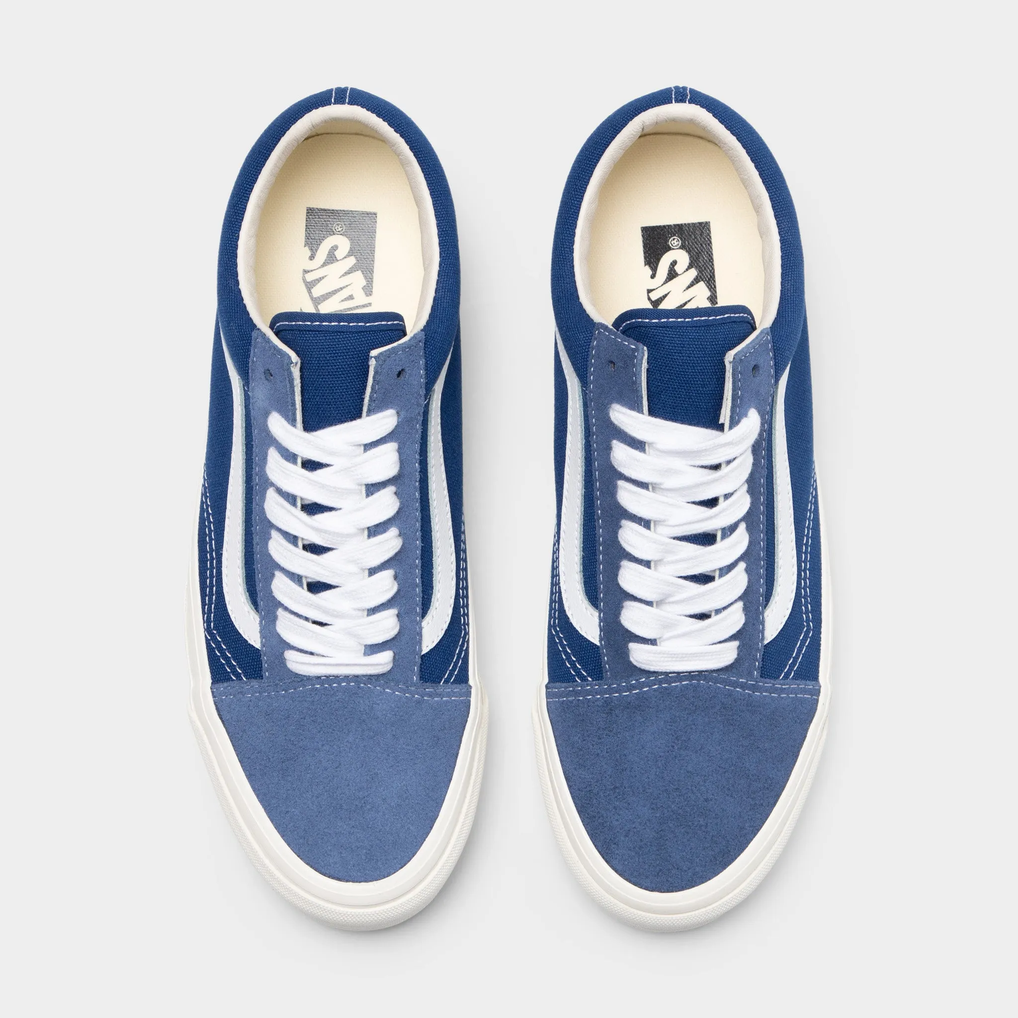 running - style zip Vans LX Old Skool Suede Blue / Blue