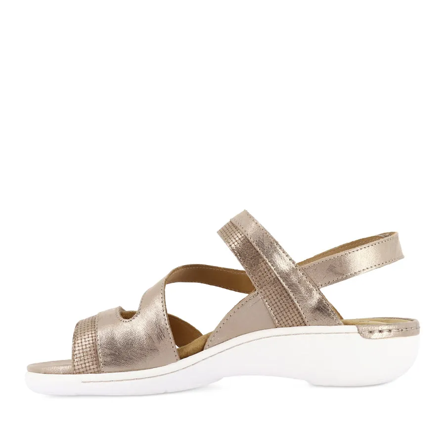 BEAUX W - PLATINO SCRATCH LEATHER Free Step Modern Comfort
